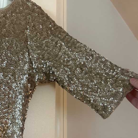 Gold Sequin Dress - Picture 2 of 3